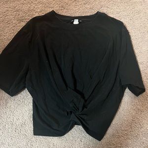 Top Shop Knot crop tee